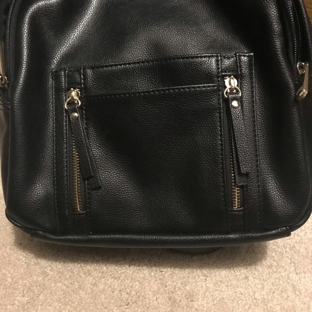 NWOT Express Black and Gold Backpack
